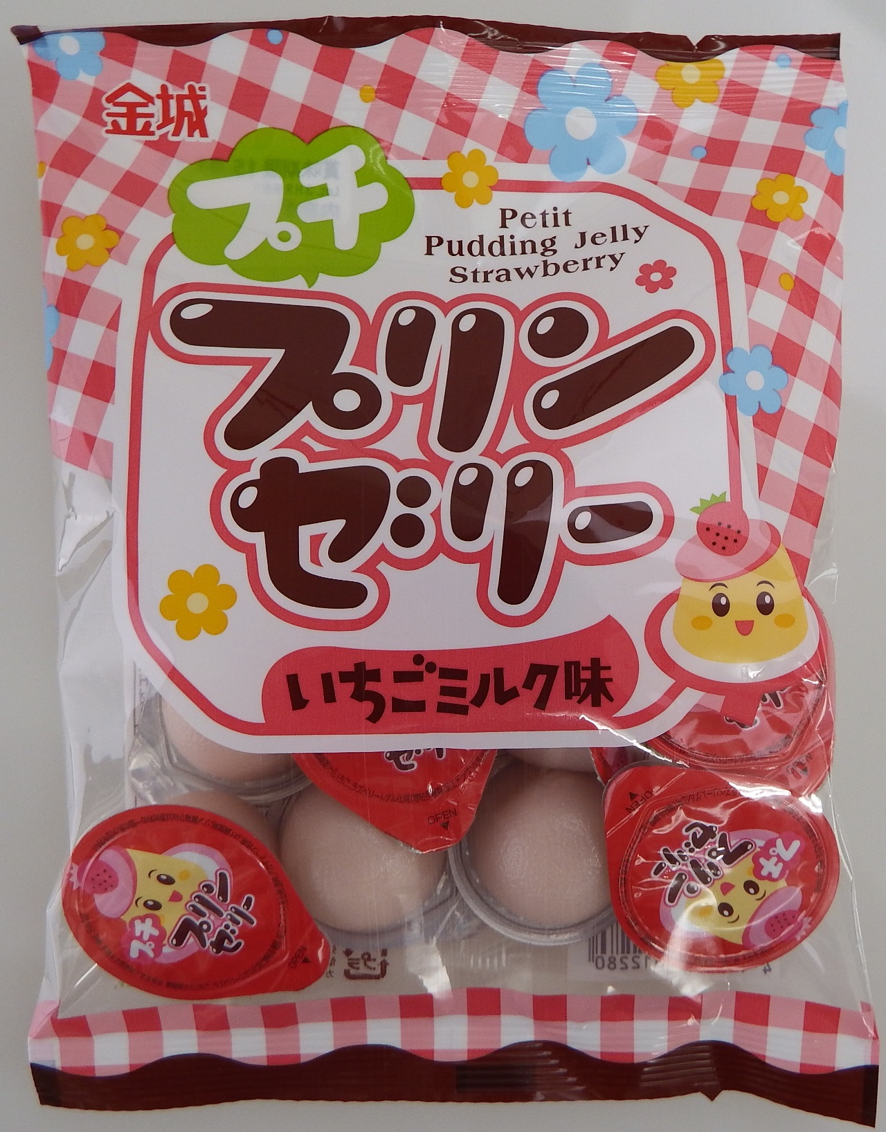 プチプリンゼリー いちごミルク味